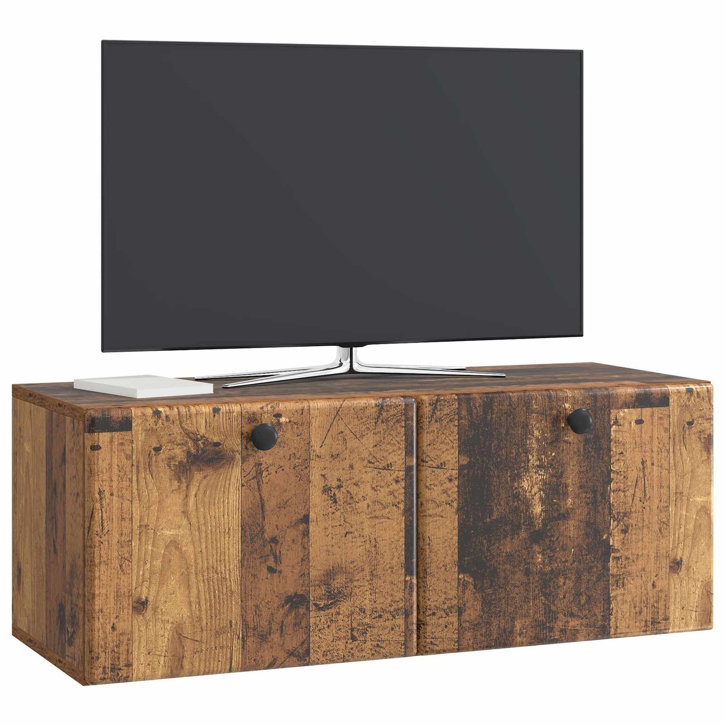 Mobile Porta TV da Muro 78,5 x 31 x 30 cm Legno antico