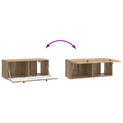 Mobile Porta TV da Muro Rovere Artigianale 78,5 x 31 x 30 cm | homemem39