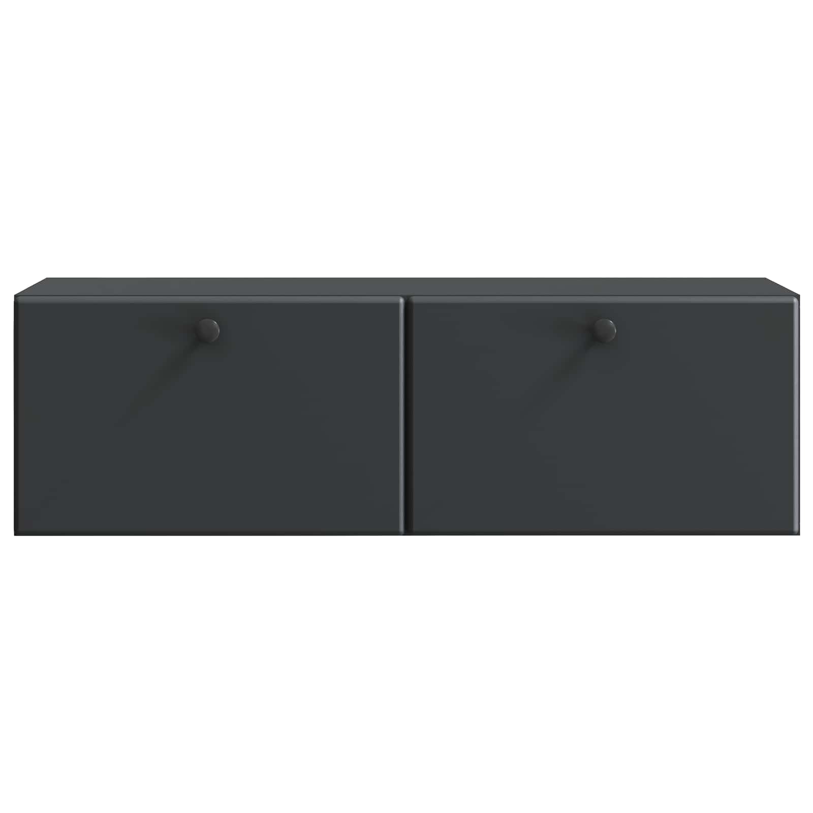 Mobile Porta TV da Muro Montaggio a parete Nero 98 x 31 x 30 cm | homemem39