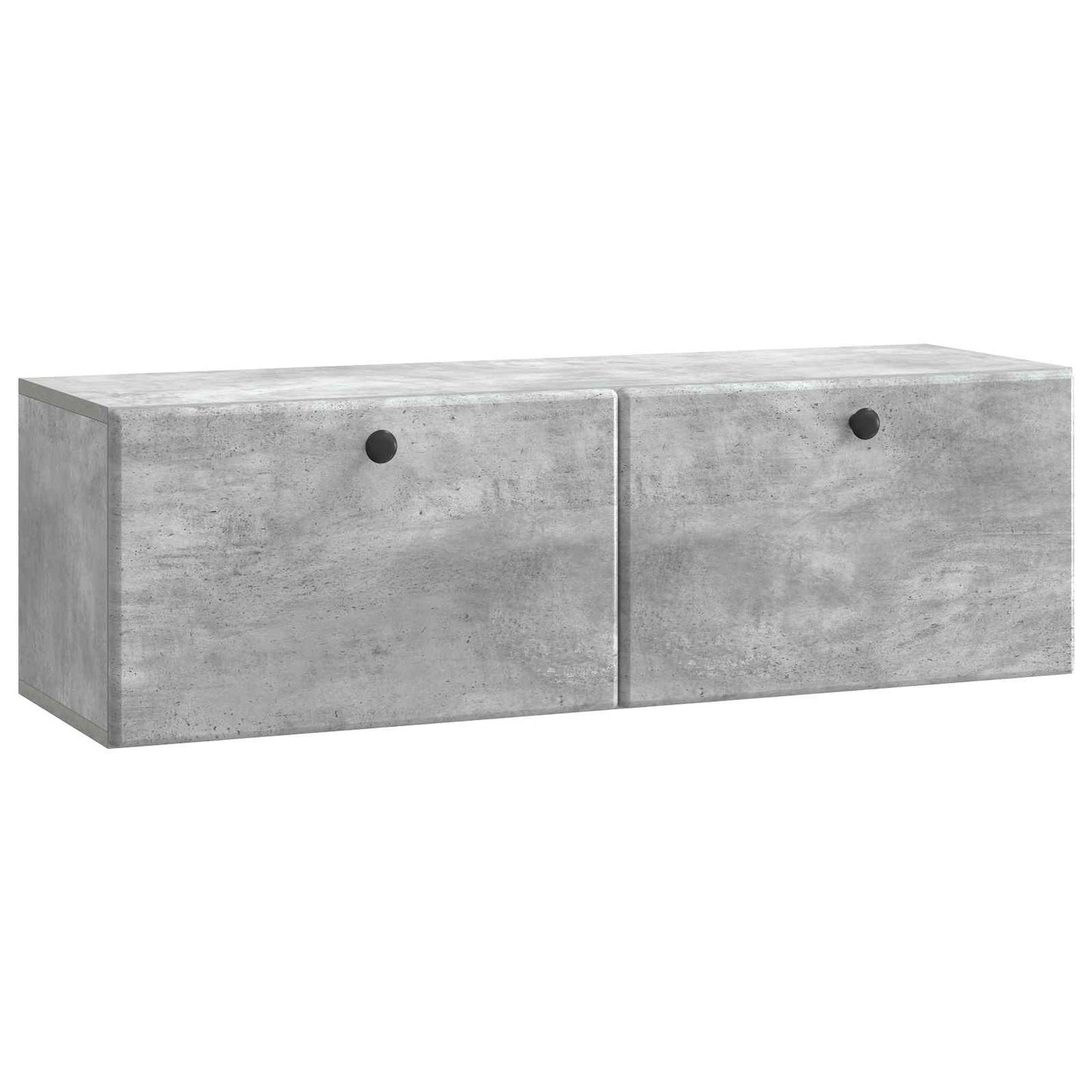 Mobile Porta TV da Muro 98 x 31 x 30 cm Grigio Cemento