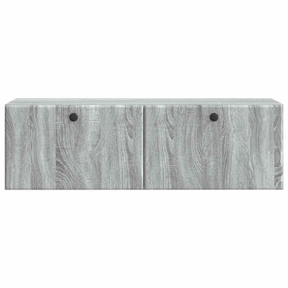 Mobile Porta TV da Muro 98 x 31 x 30 cm Sonoma grigio