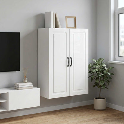 Mobiletto a muro Bianco Lucido 66 x 34,5 x 90 cm | homemem39