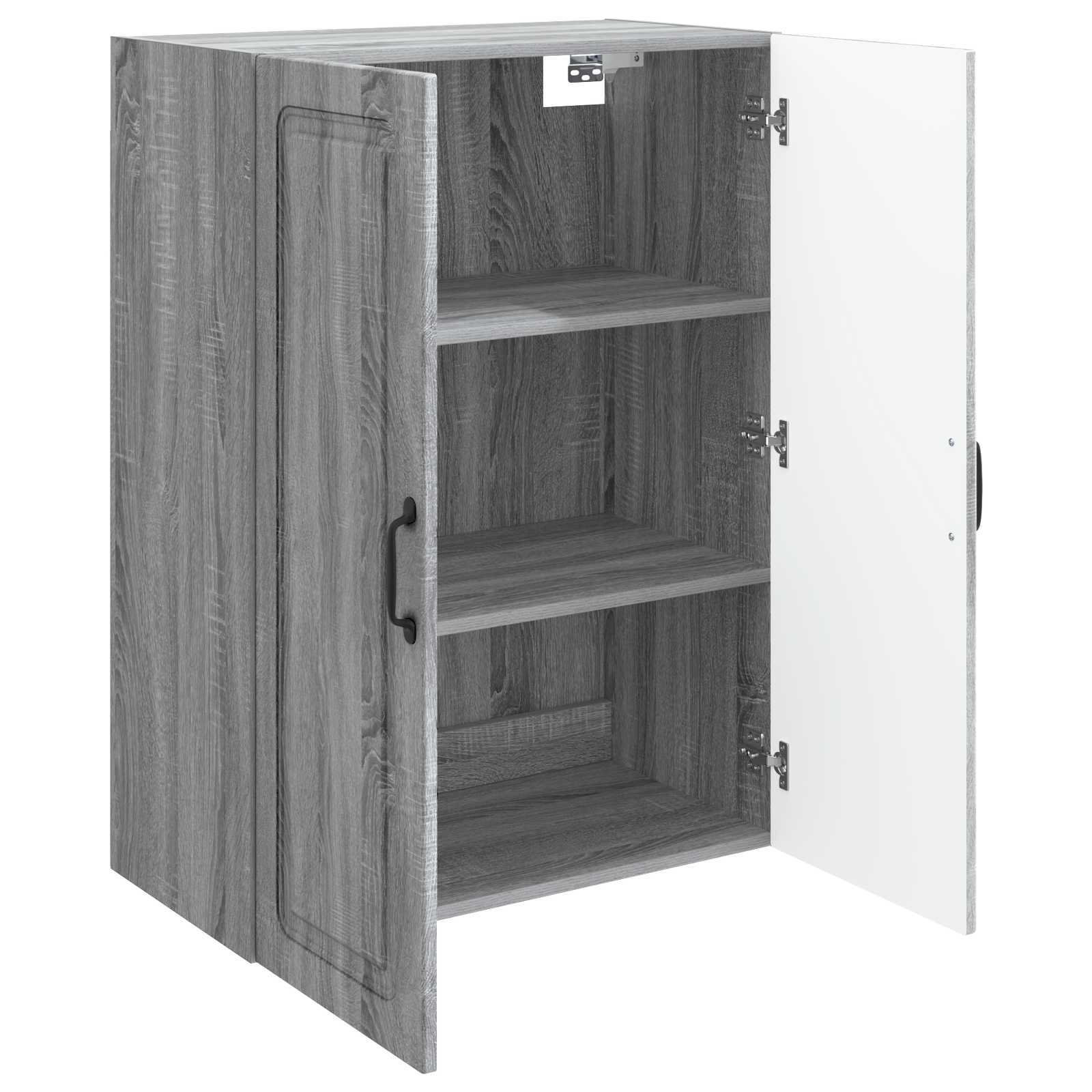 Mobiletto a muro Sonoma grigio 66 x 34,5 x 90 cm | homemem39