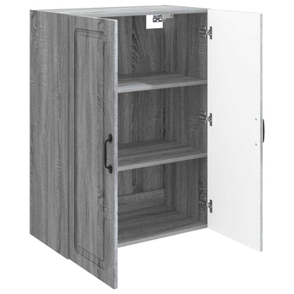 Mobiletto a muro Sonoma grigio 66 x 34,5 x 90 cm | homemem39