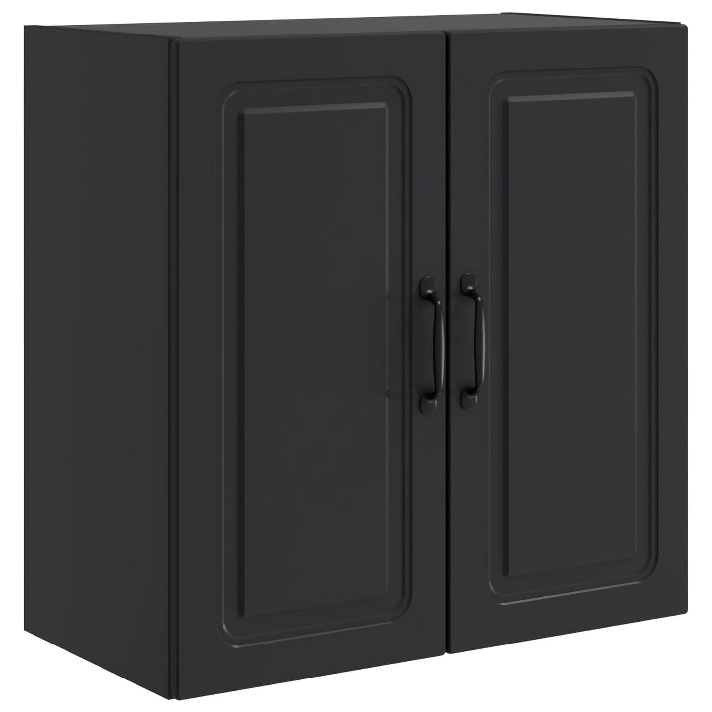 Mobiletto a muro Nero 59 x 31 x 60 cm Legno ingegnerizzato | homemem39