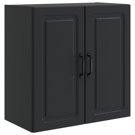 Mobiletto a muro Nero 59 x 31 x 60 cm Legno ingegnerizzato | homemem39