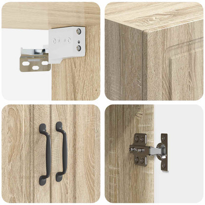 Mobiletto a muro Rovere Sonoma 59 x 31 x 60 cm | homemem39