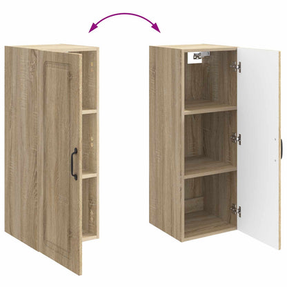 Mobiletto a muro Rovere Sonoma 33 x 34,5 x 90 cm | homemem39