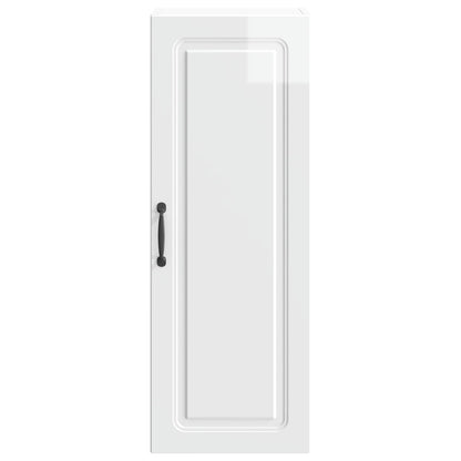 Mobiletto a muro Bianco Lucido 33 x 34,5 x 90 cm | homemem39