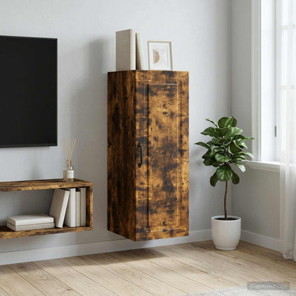 Mobiletto a muro Rovere Fumo 33 x 34,5 x 90 cm | homemem39