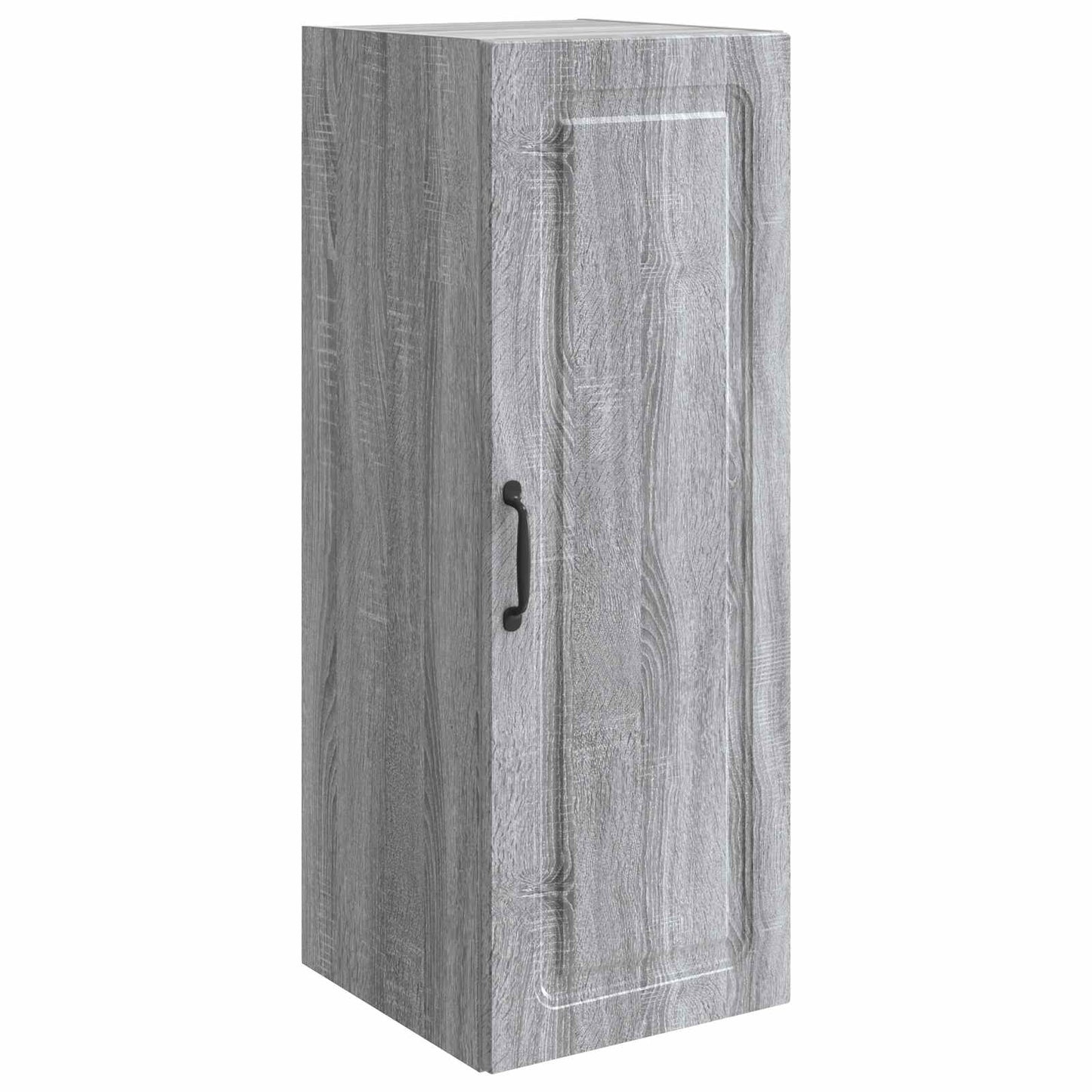 Mobiletto a muro Sonoma grigio 33 x 34,5 x 90 cm