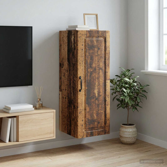 Mobiletto a muro 33 x 34,5 x 90 cm Legno ingegnerizzato