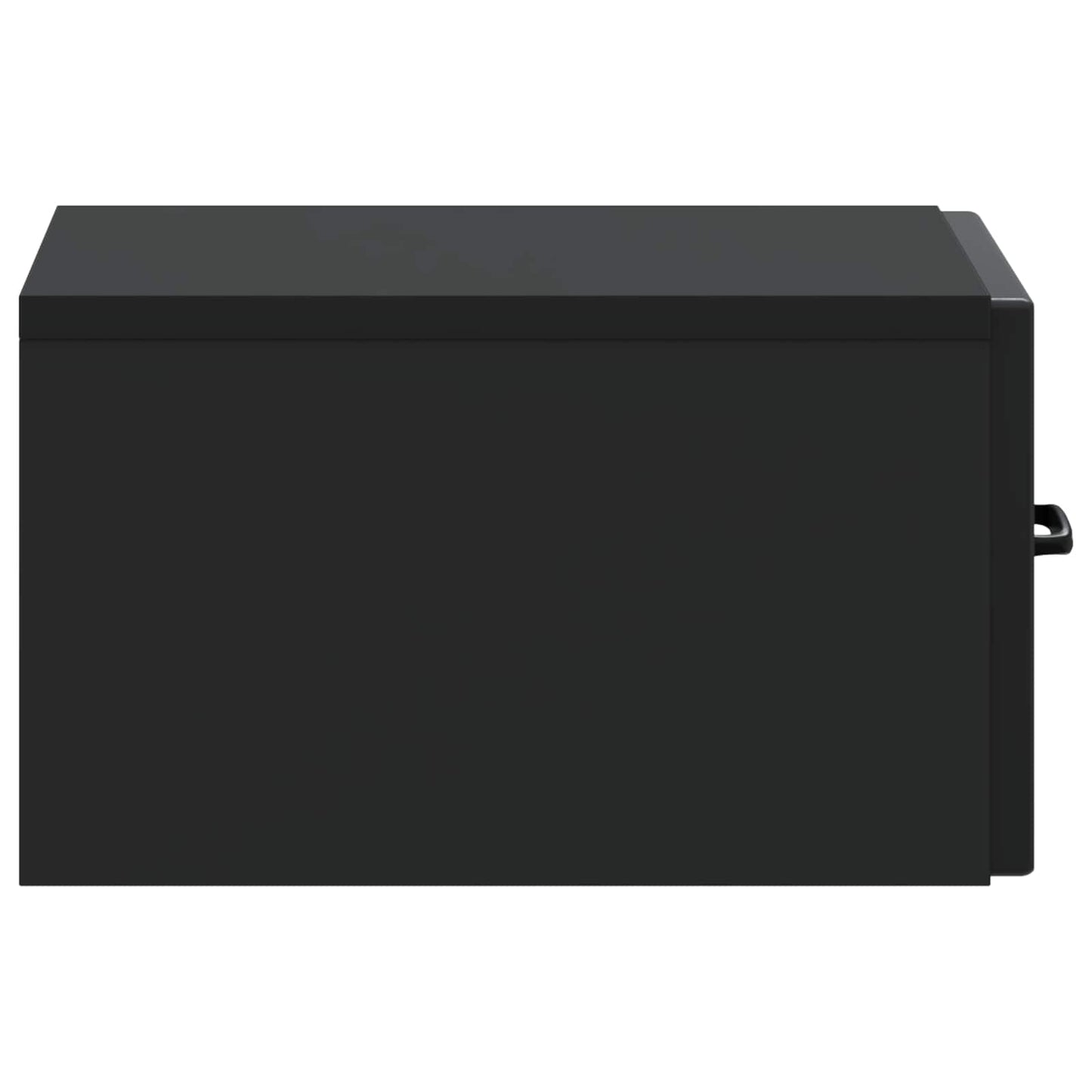 Mobiletto da notte a muro 2 pcs Nero 34,5 x 33 x 20 cm | homemem39