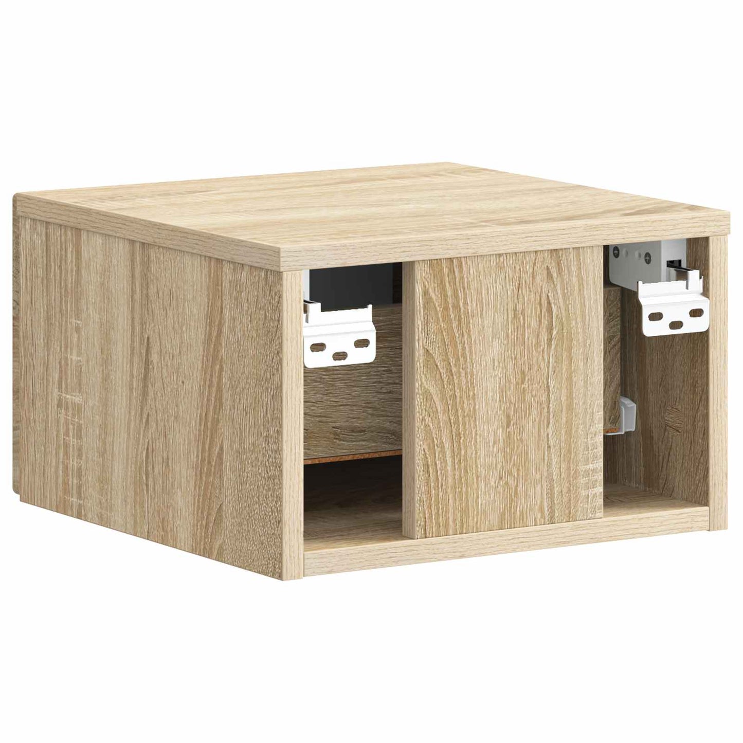 Mobiletto da notte a muro Rovere Sonoma 34,5 x 33 x 20 cm | homemem39
