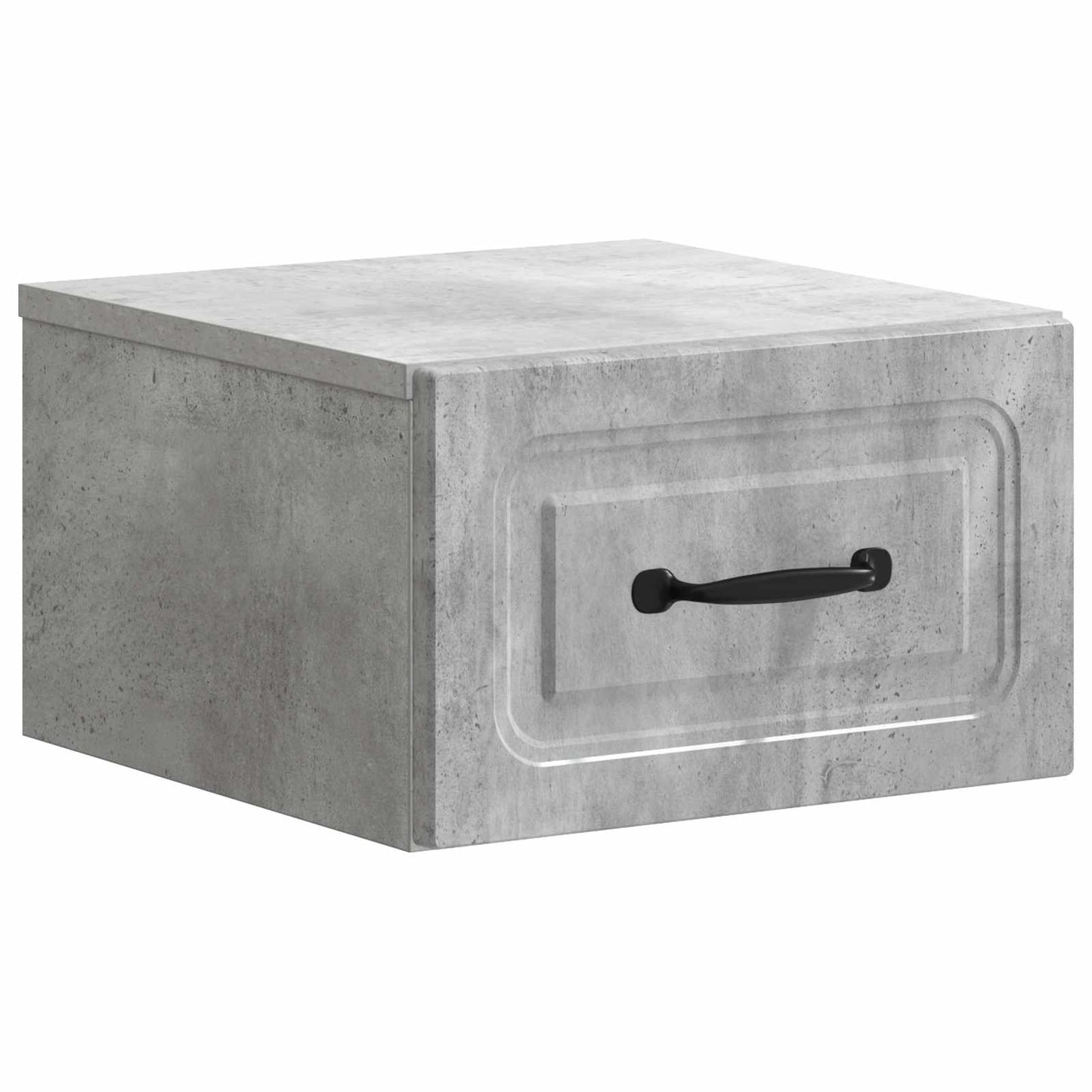 Mobiletto da notte a muro Grigio Cemento 34,5 x 33 x 20 cm | homemem39