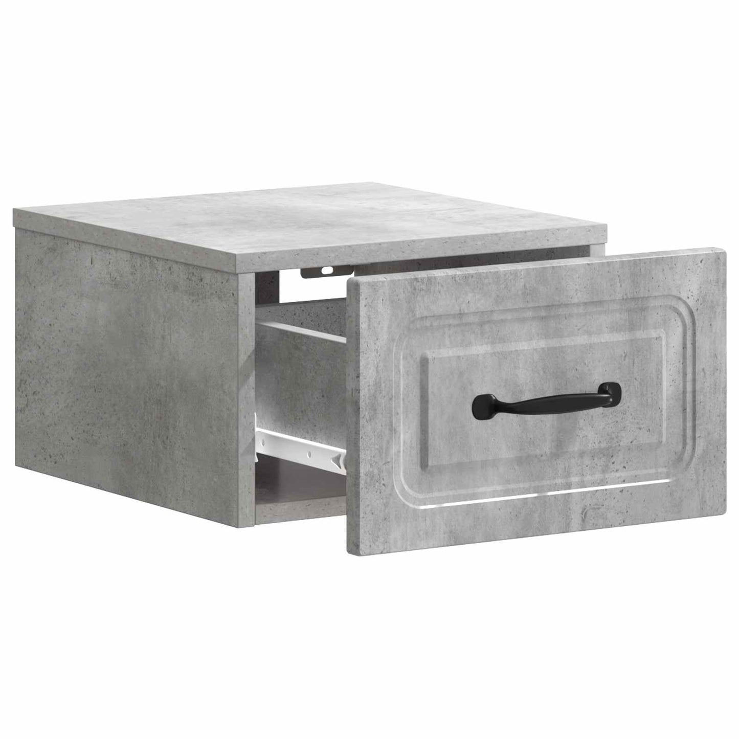 Mobiletto da notte a muro Grigio Cemento 34,5 x 33 x 20 cm | homemem39
