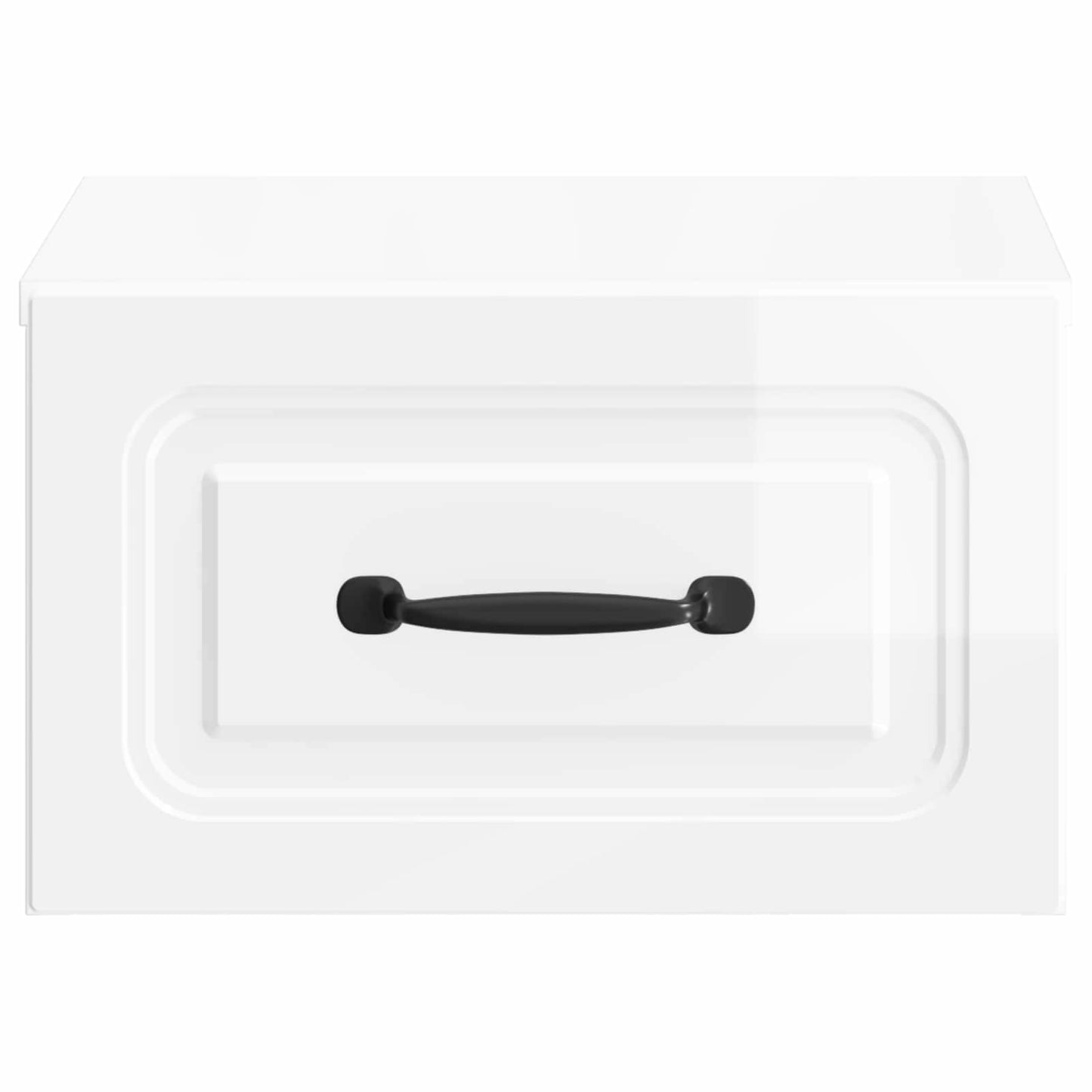 Mobiletto da notte a muro 2 pcs Bianco Lucido 34,5 x 33 x 20 cm | homemem39