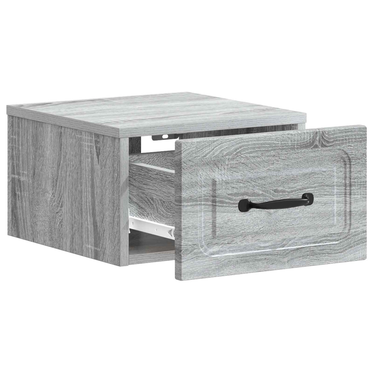 Mobiletto da notte a muro Grigio Sonoma 34,5 x 33 x 20 cm | homemem39