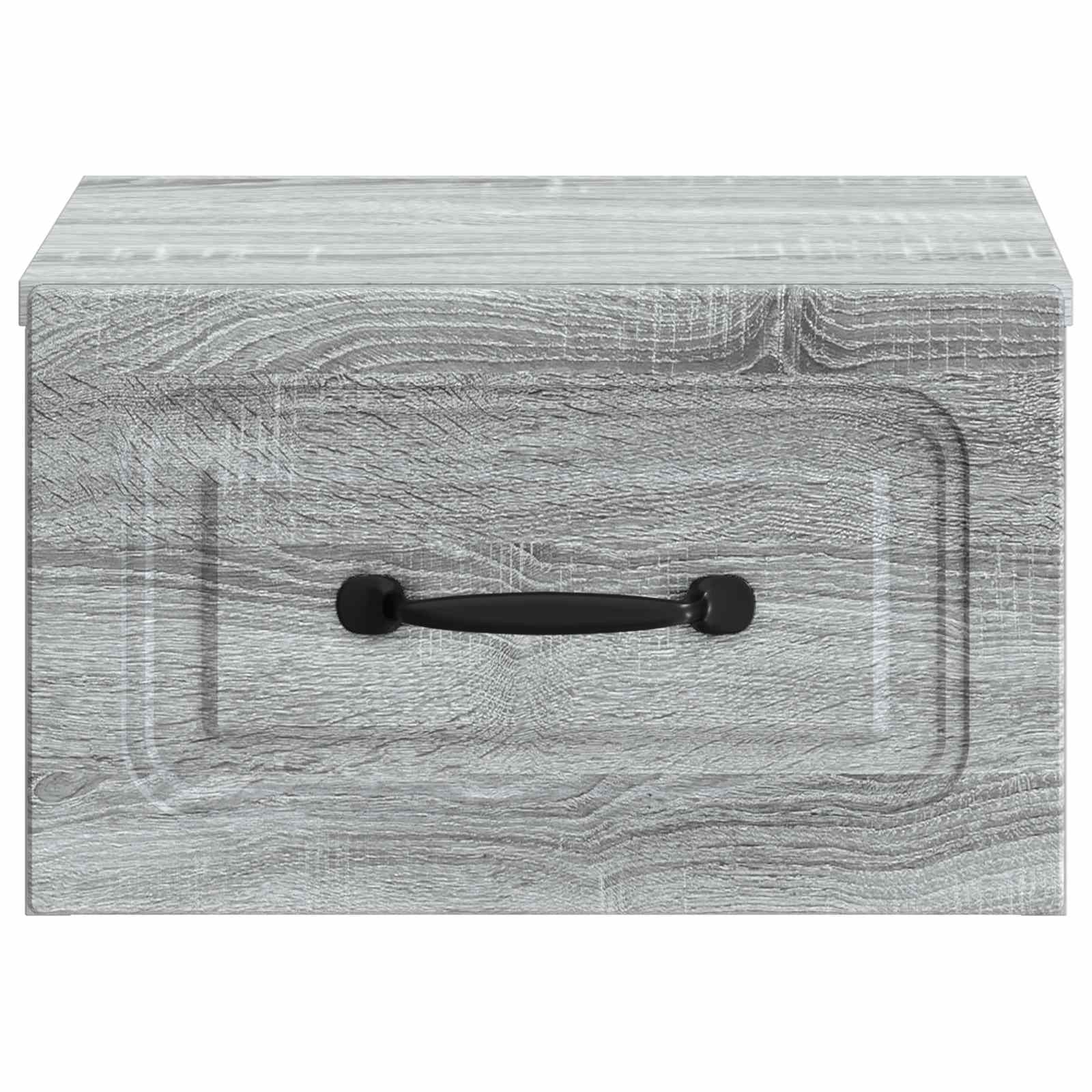 Mobiletto da notte a muro Grigio Sonoma 34,5 x 33 x 20 cm | homemem39