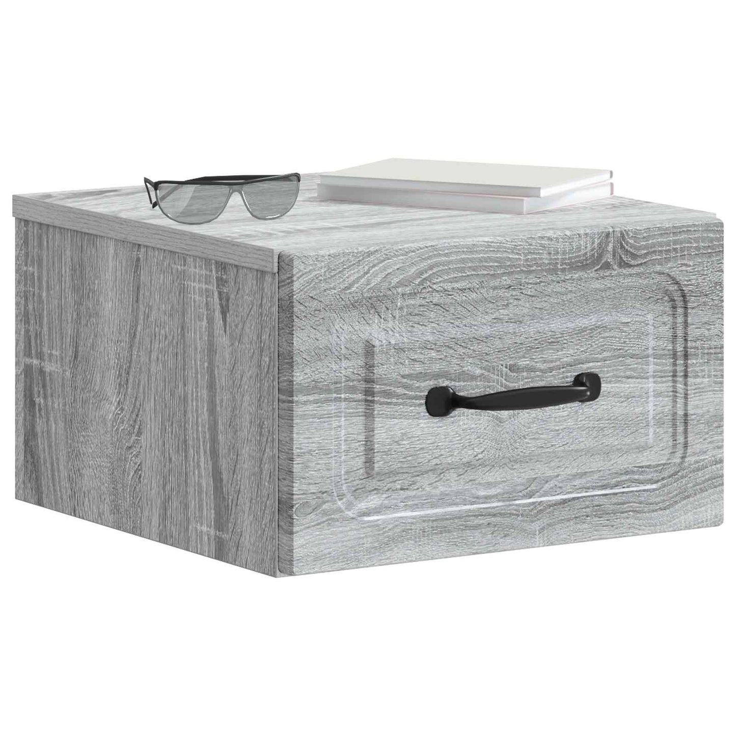 Mobiletto da notte a muro 2 pcs Grigio Sonoma 34,5 x 33 x 20 cm | homemem39
