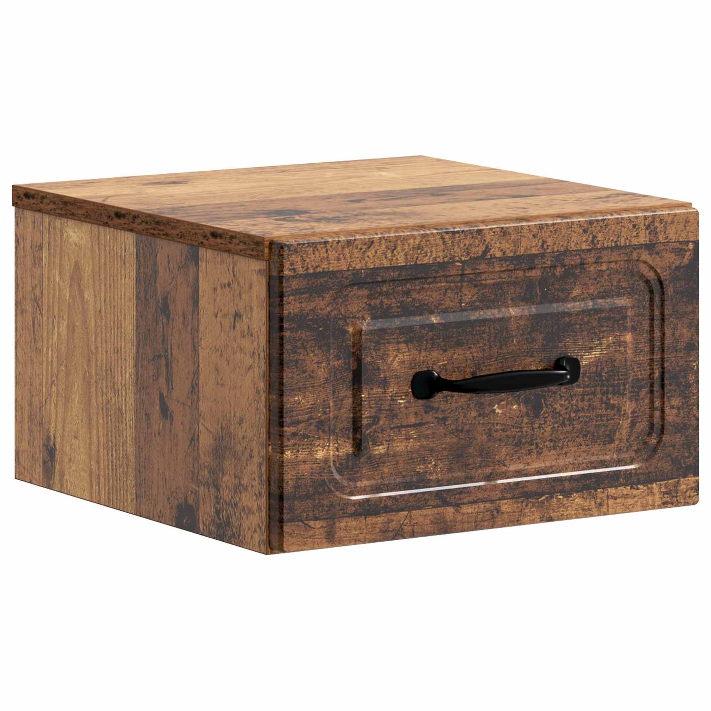 Mobiletto da notte a muro Legno antico 34,5 x 33 x 20 cm | homemem39