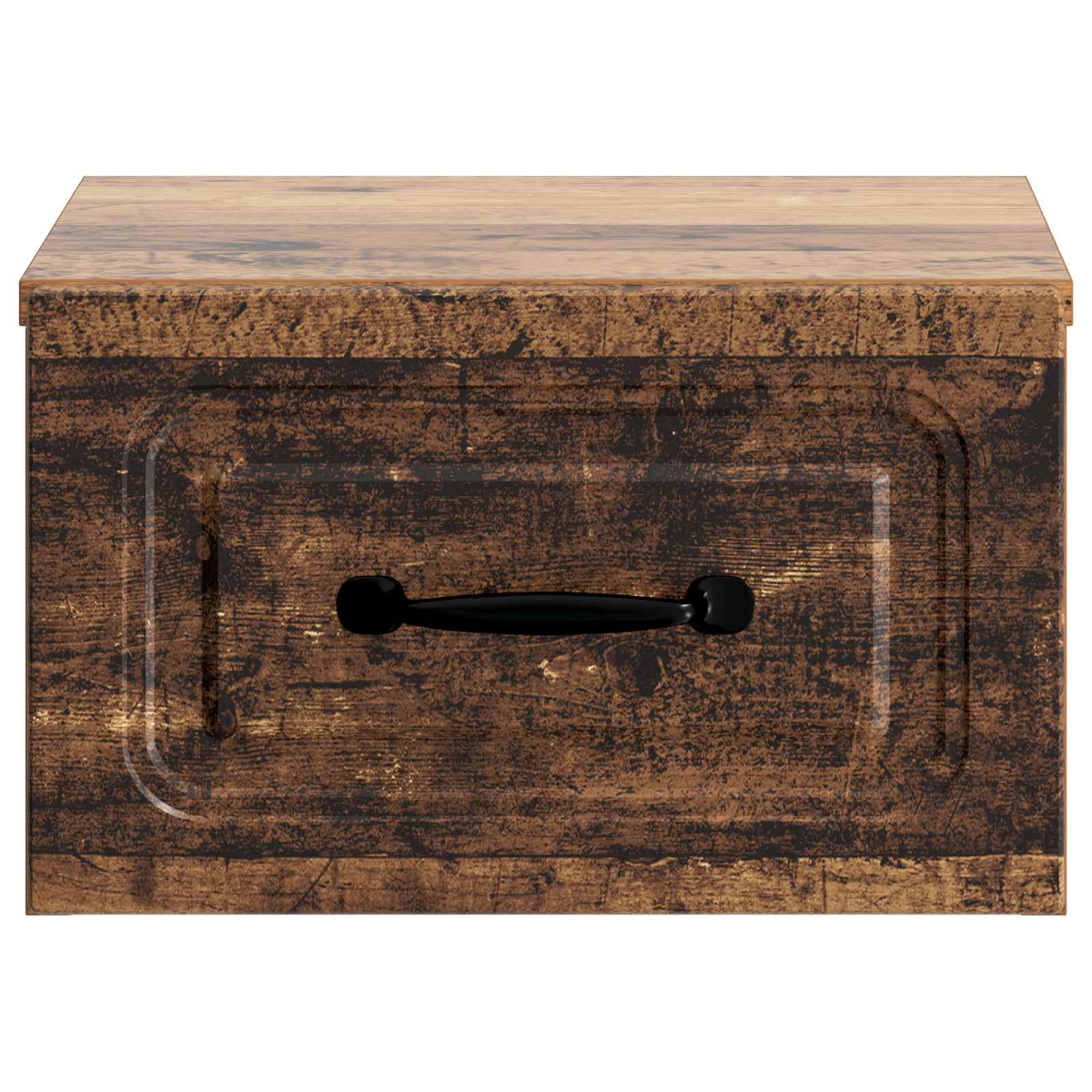 Mobiletto da notte a muro Legno antico 34,5 x 33 x 20 cm | homemem39
