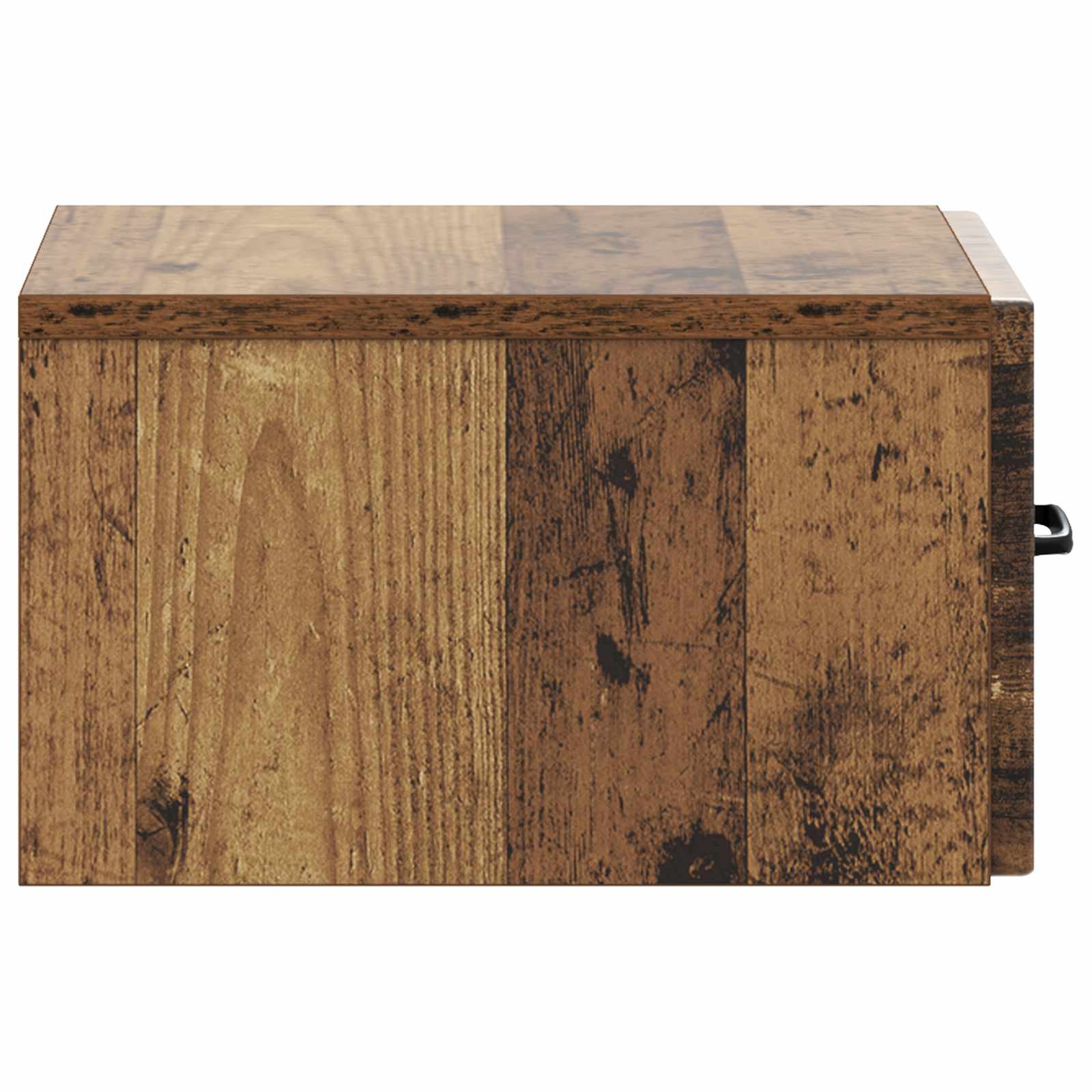 Mobiletto da notte a muro Legno antico 34,5 x 33 x 20 cm | homemem39