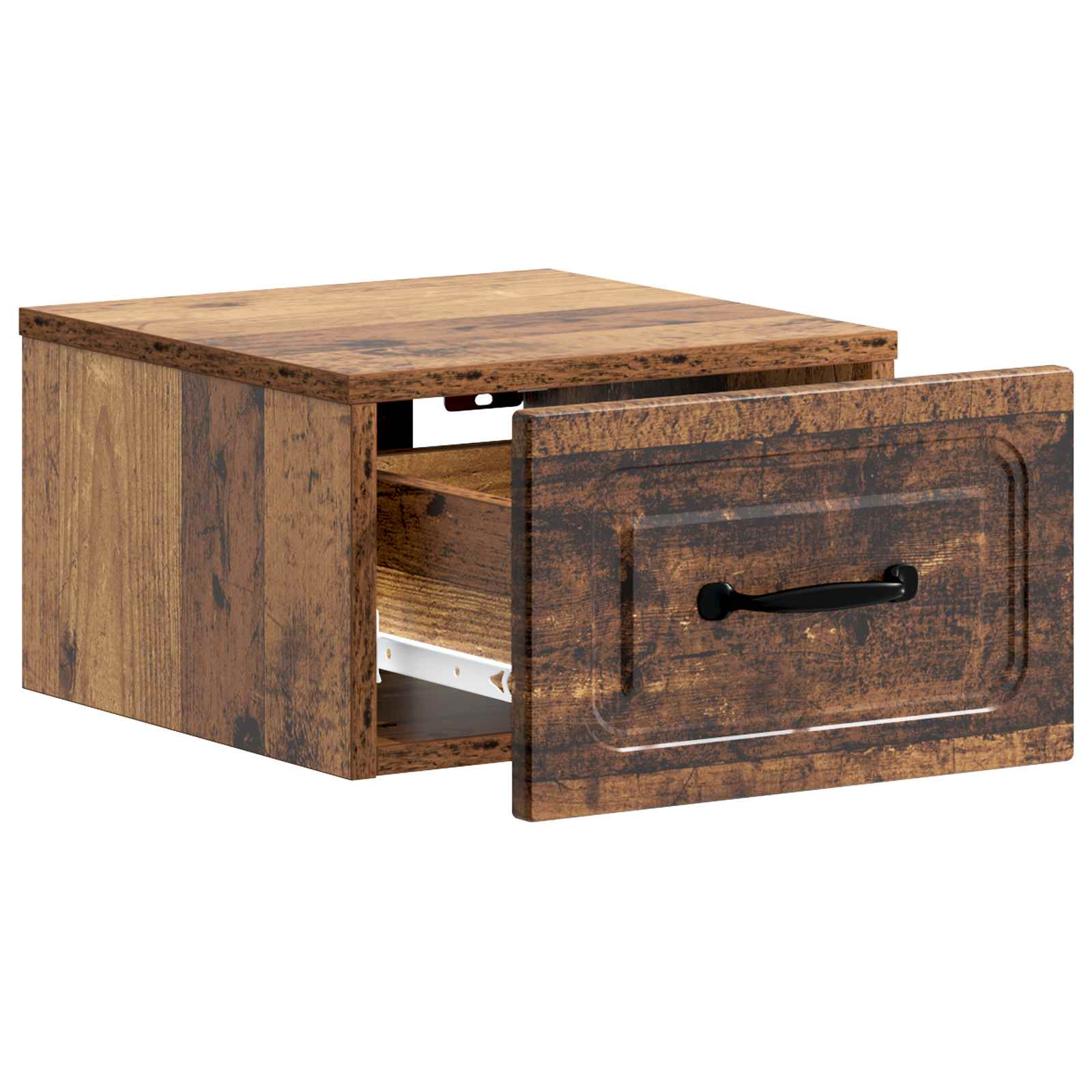 Mobiletto da notte a muro 2 pcs Legno antico 34,5 x 33 x 20 cm | homemem39