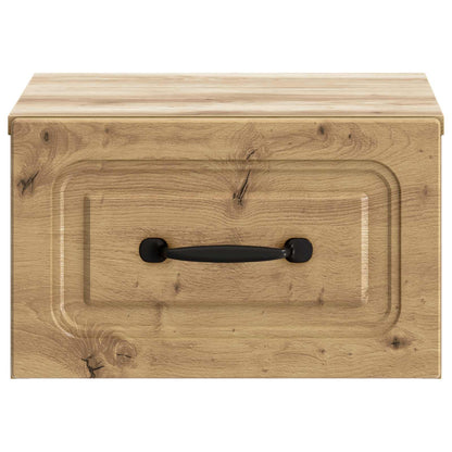Mobiletto da notte a muro Rovere Artigianale 34,5 x 33 x 20 cm