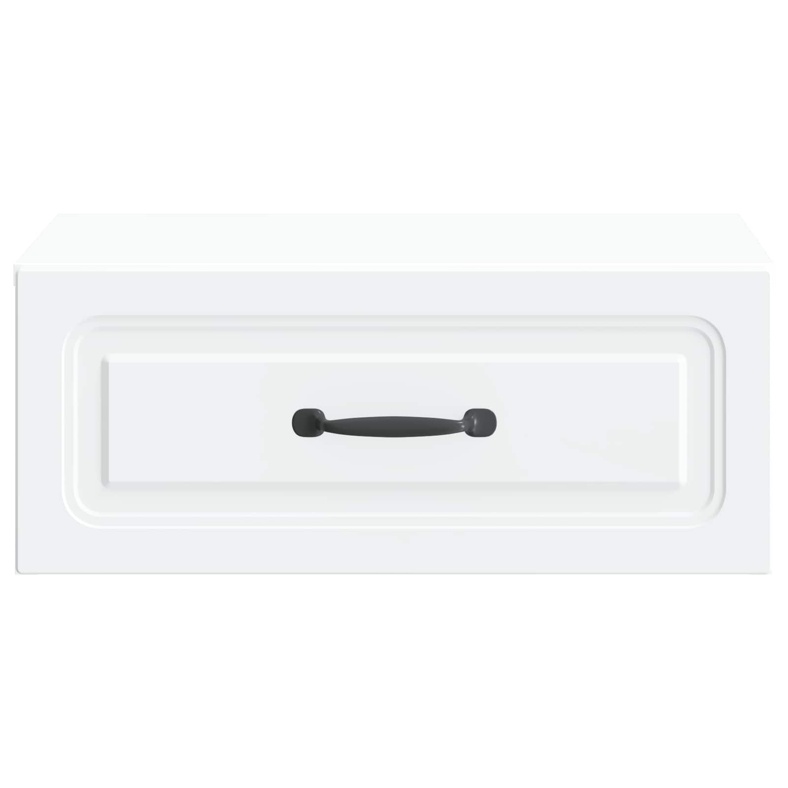 Mobiletto da notte a muro 2 pcs Bianco 49 x 34,5 x 20 cm | homemem39