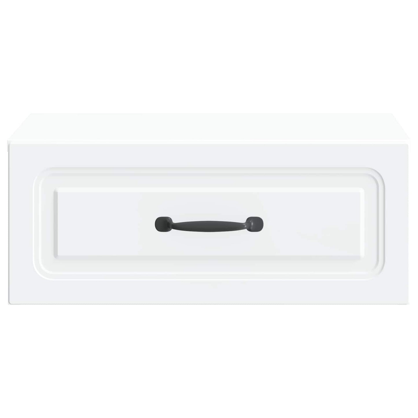 Mobiletto da notte a muro 2 pz Bianco 49 x 34,5 x 20 cm