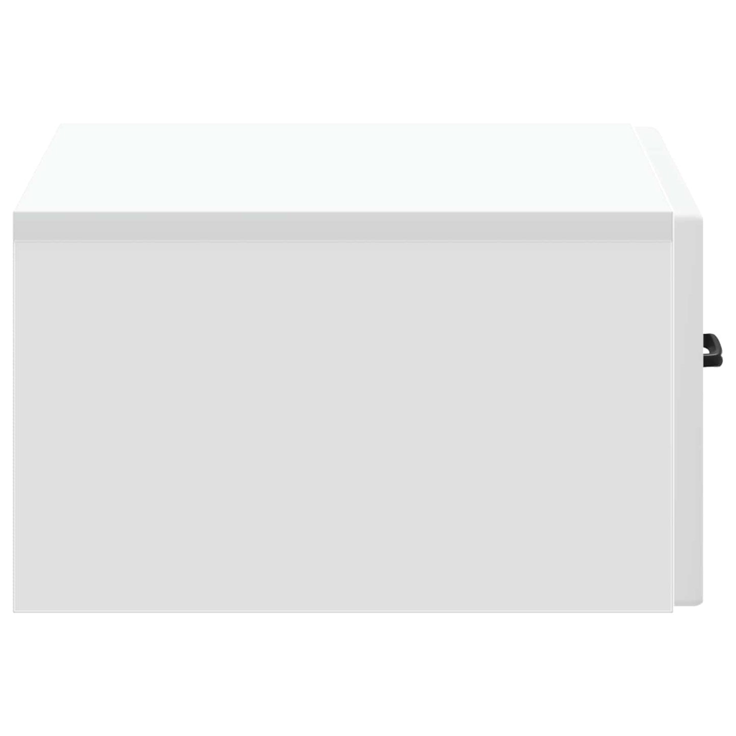 Mobiletto da notte a muro 2 pz Bianco 49 x 34,5 x 20 cm
