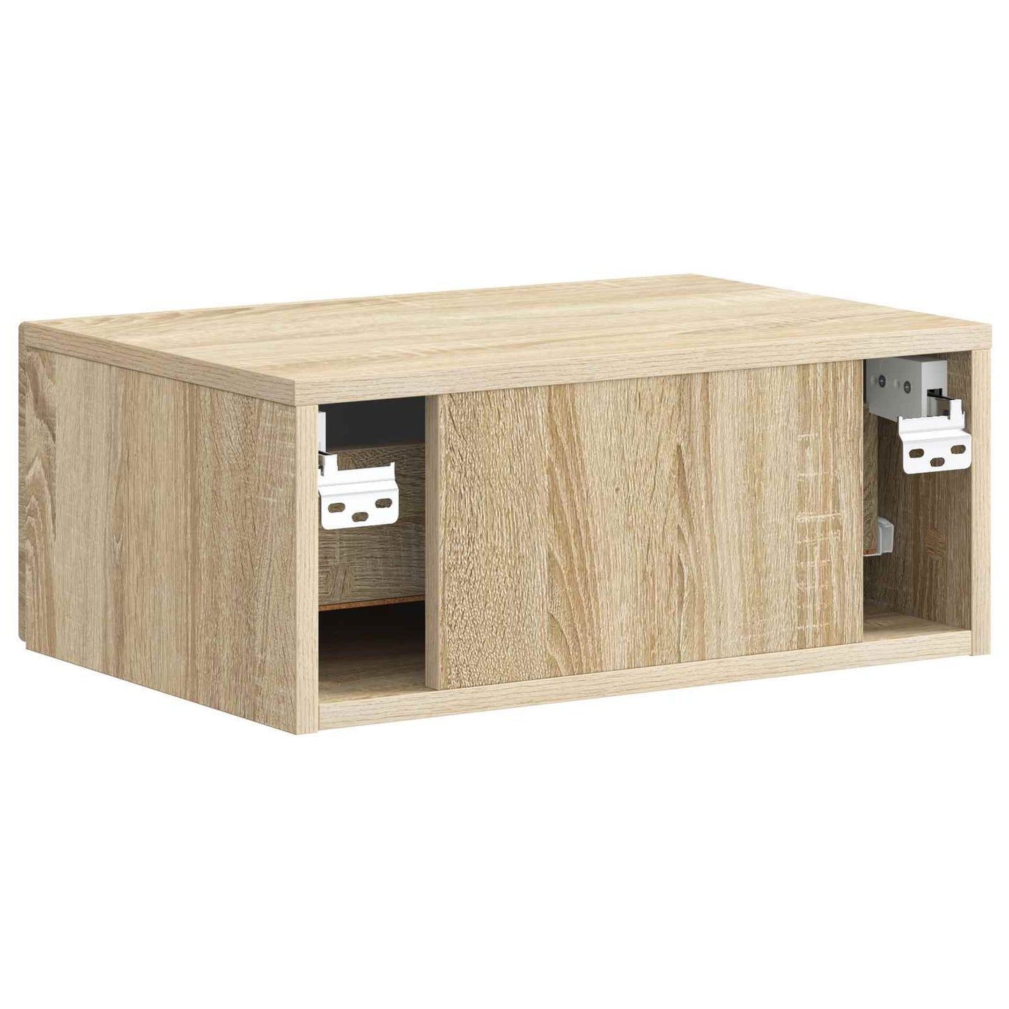 Mobiletto da notte a muro Rovere Sonoma 49 x 34,5 x 20 cm | homemem39