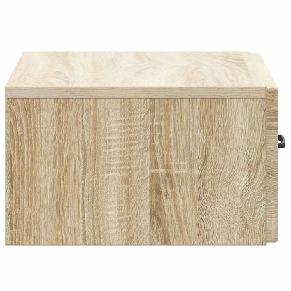 Mobiletto da notte a muro Rovere Sonoma 49 x 34,5 x 20 cm | homemem39
