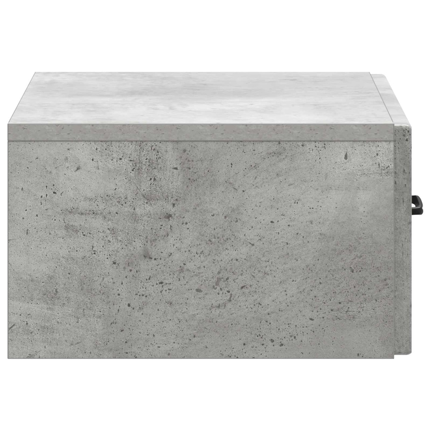 Mobiletto da notte a muro con cassetto 2 pcs Grigio Cemento | homemem39