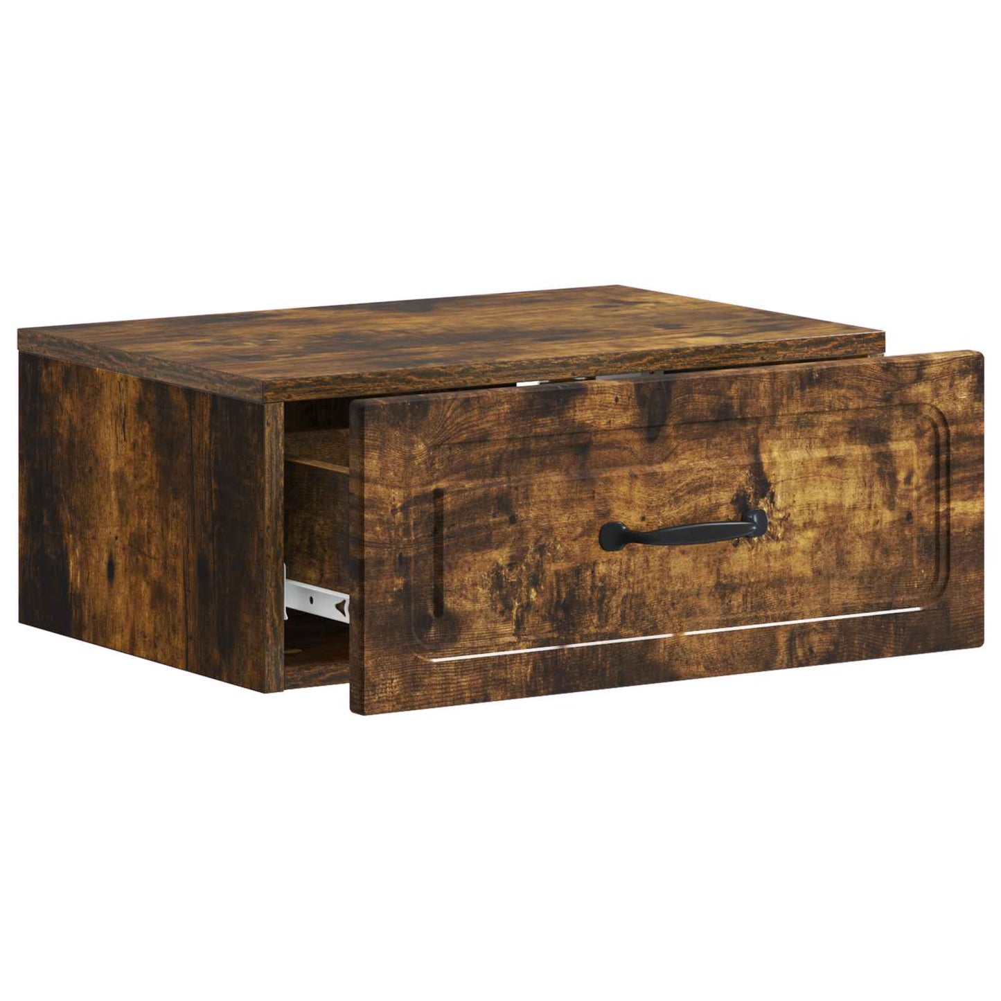 Mobiletto da notte a muro Rovere Fumo 49 x 34,5 x 20 cm | homemem39