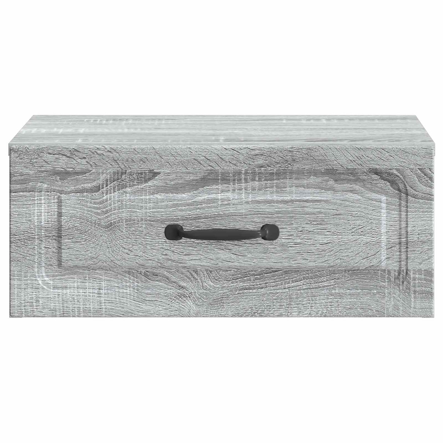 Mobiletto da notte a muro Grigio Sonoma 49 x 34,5 x 20 cm