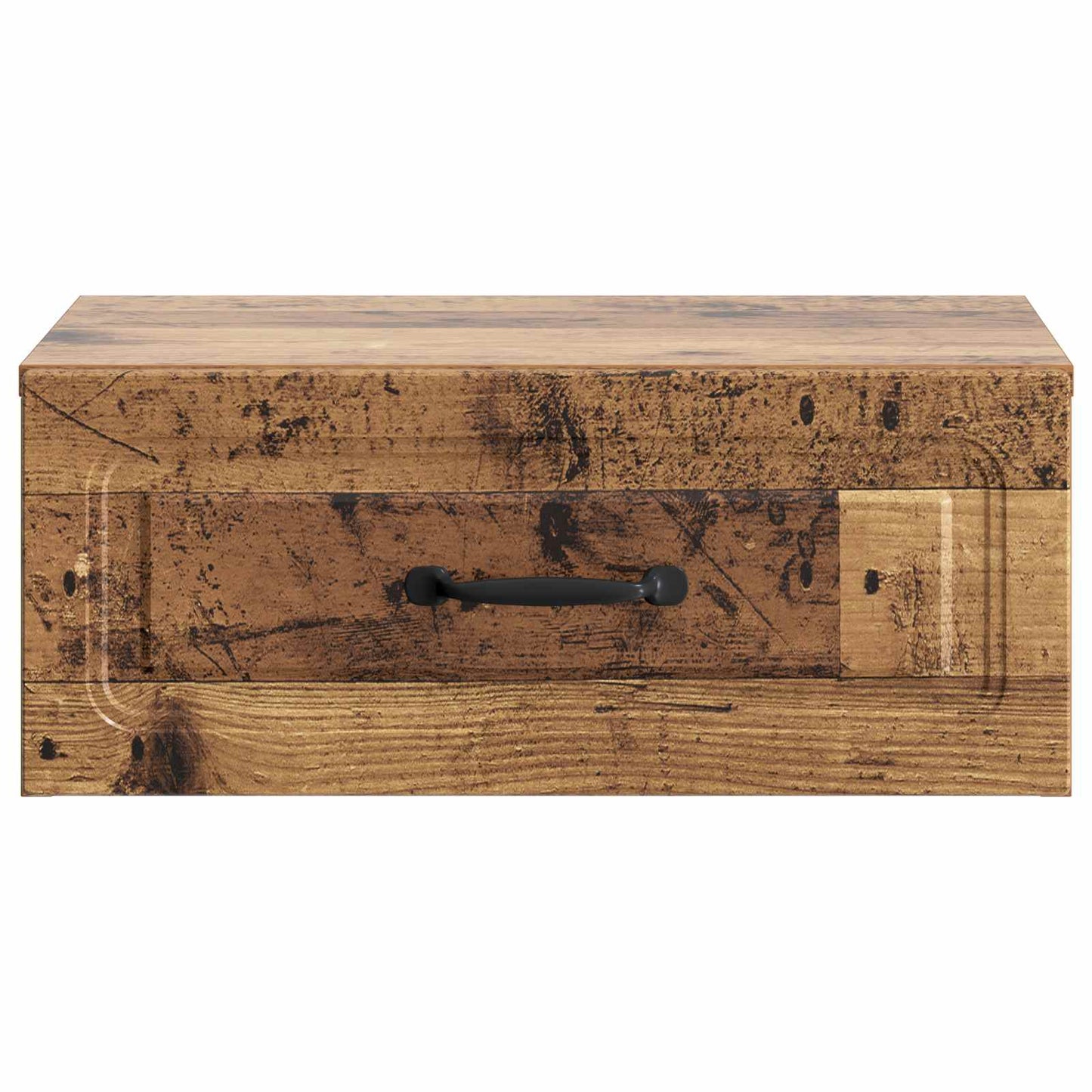 Mobiletto da notte a muro 2 pcs Legno antico 49 x 34,5 x 20 cm | homemem39