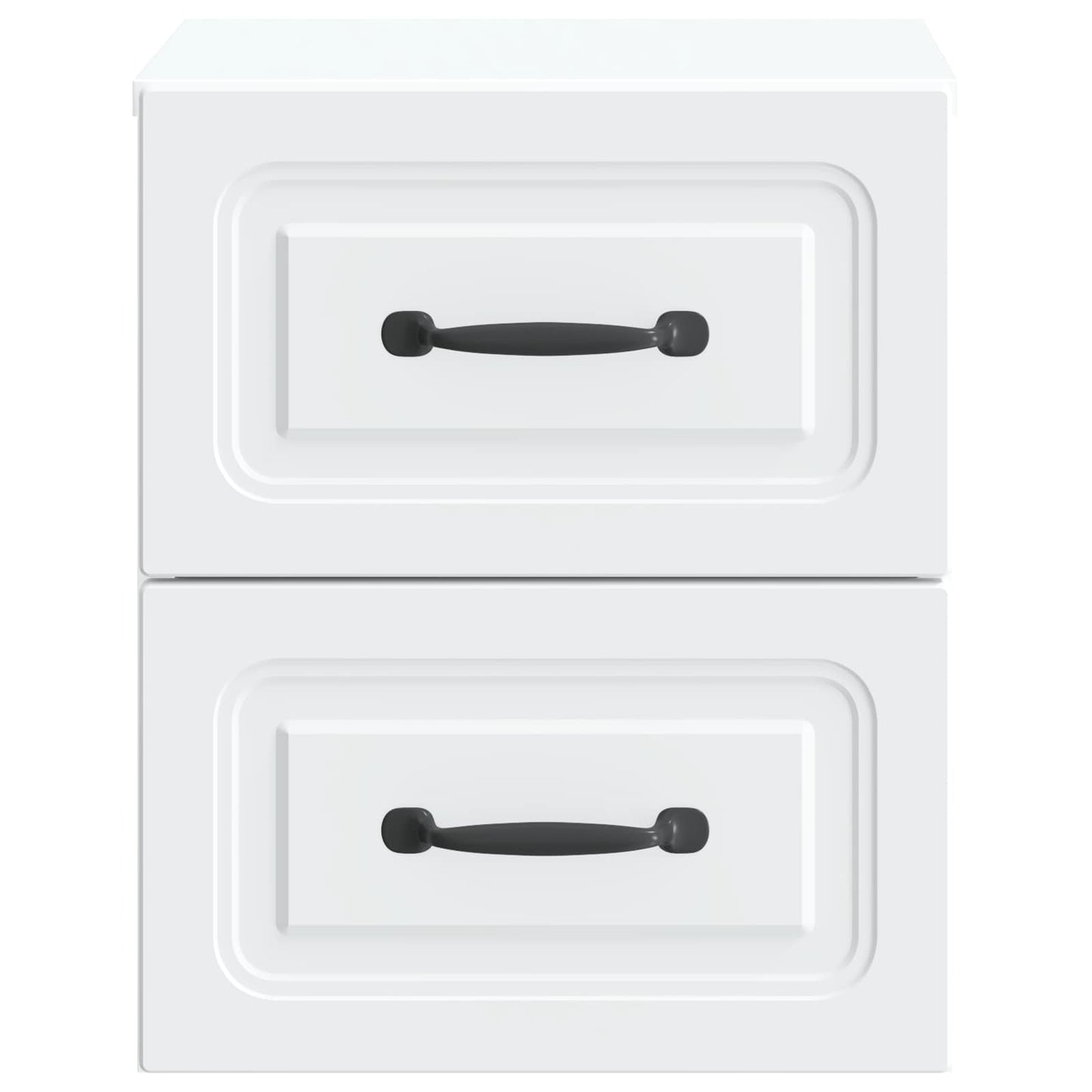 Mobiletto da notte a muro 2 pcs Bianco 34,5 x 33 x 40 cm | homemem39