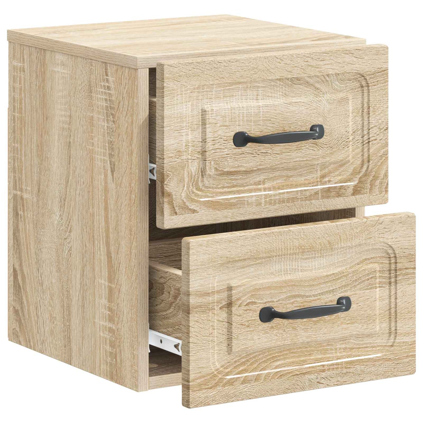 Mobiletto da notte a muro Rovere Sonoma 34,5 x 33 x 40 cm | homemem39