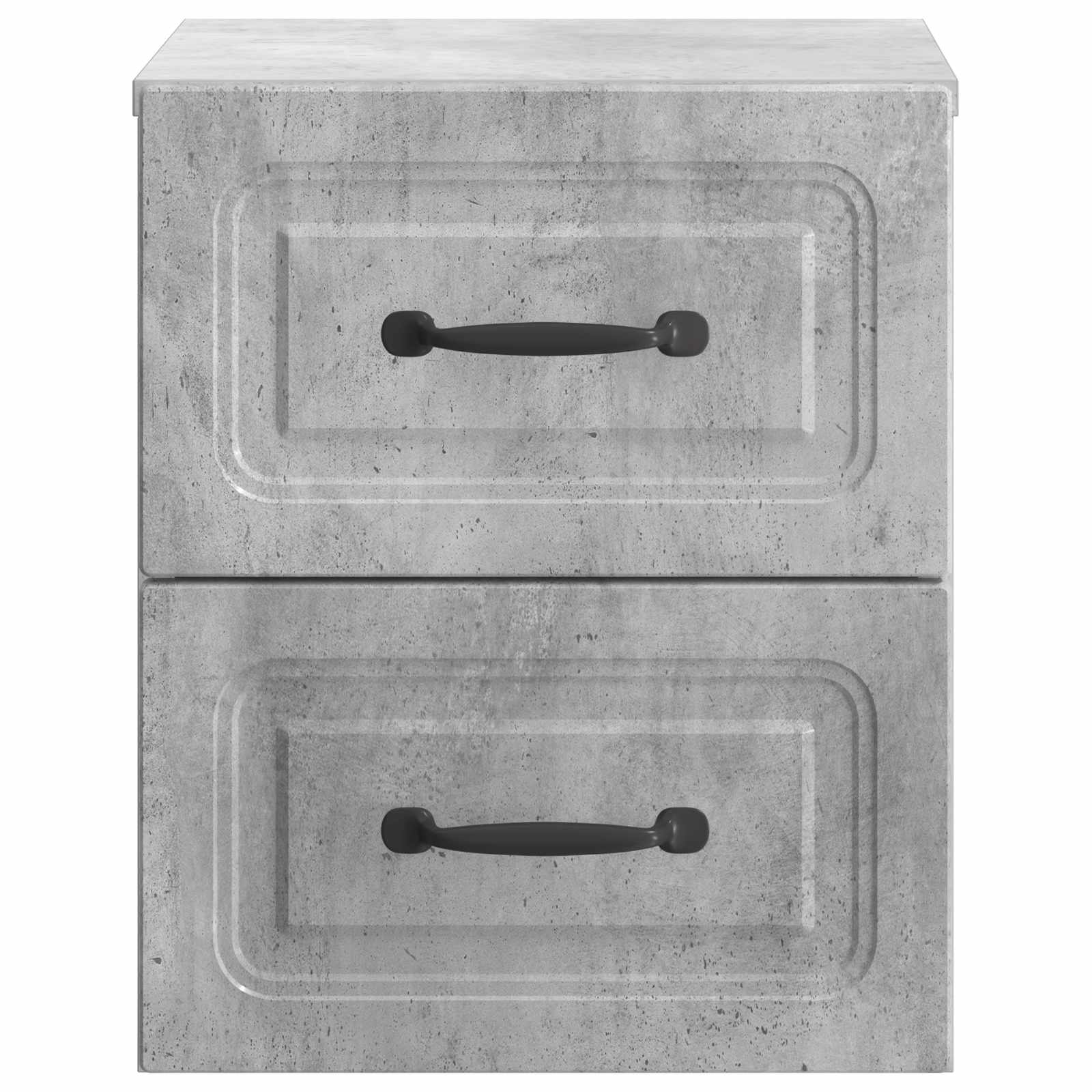 Mobiletto da notte a muro Grigio Cemento 34,5 x 33 x 40 cm | homemem39