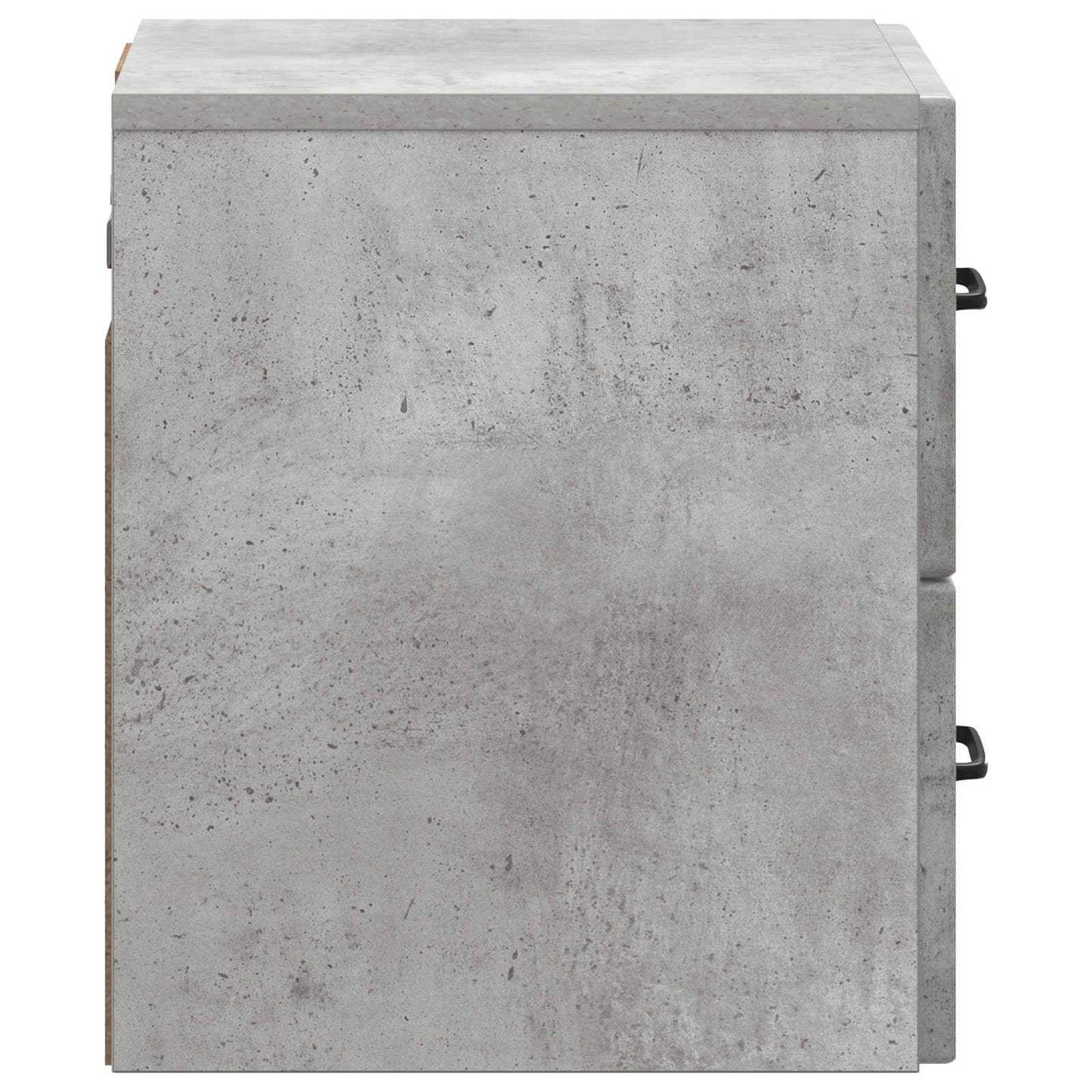 Mobiletto da notte a muro Grigio Cemento 34,5 x 33 x 40 cm | homemem39