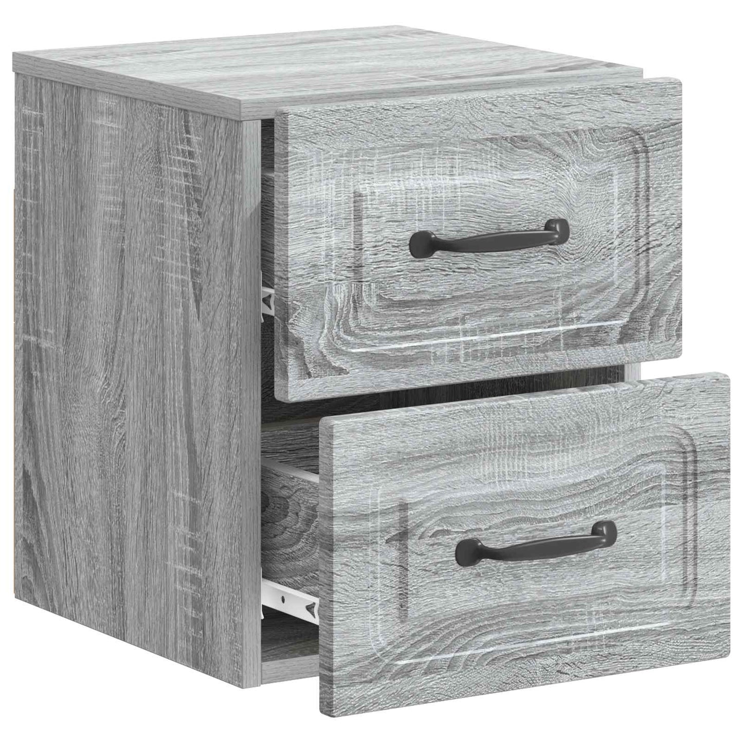 Mobiletto da notte a muro Grigio Sonoma 34,5 x 33 x 40 cm | homemem39