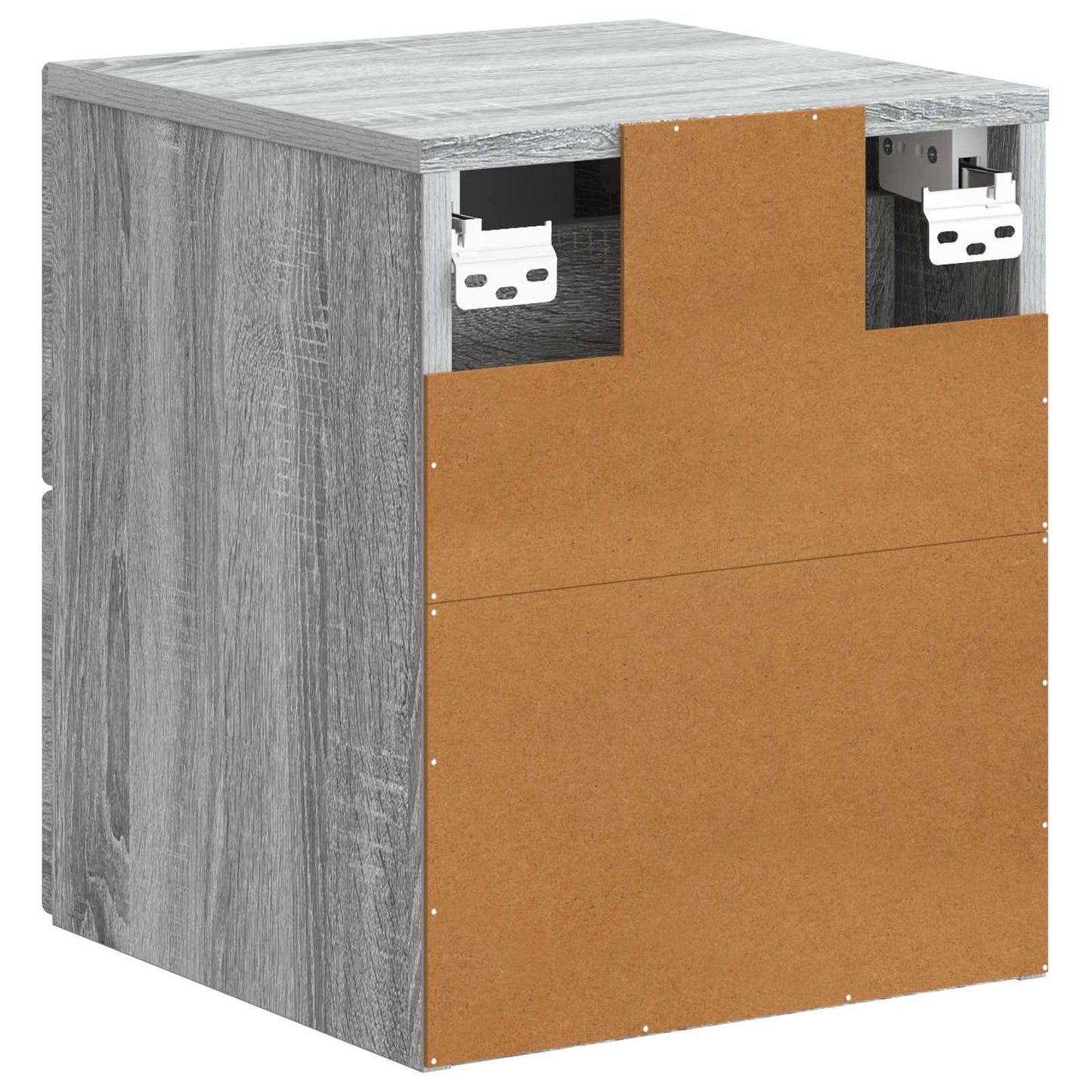 Mobiletto da notte a muro 2 pcs Grigio Sonoma 34,5 x 33 x 40 cm | homemem39