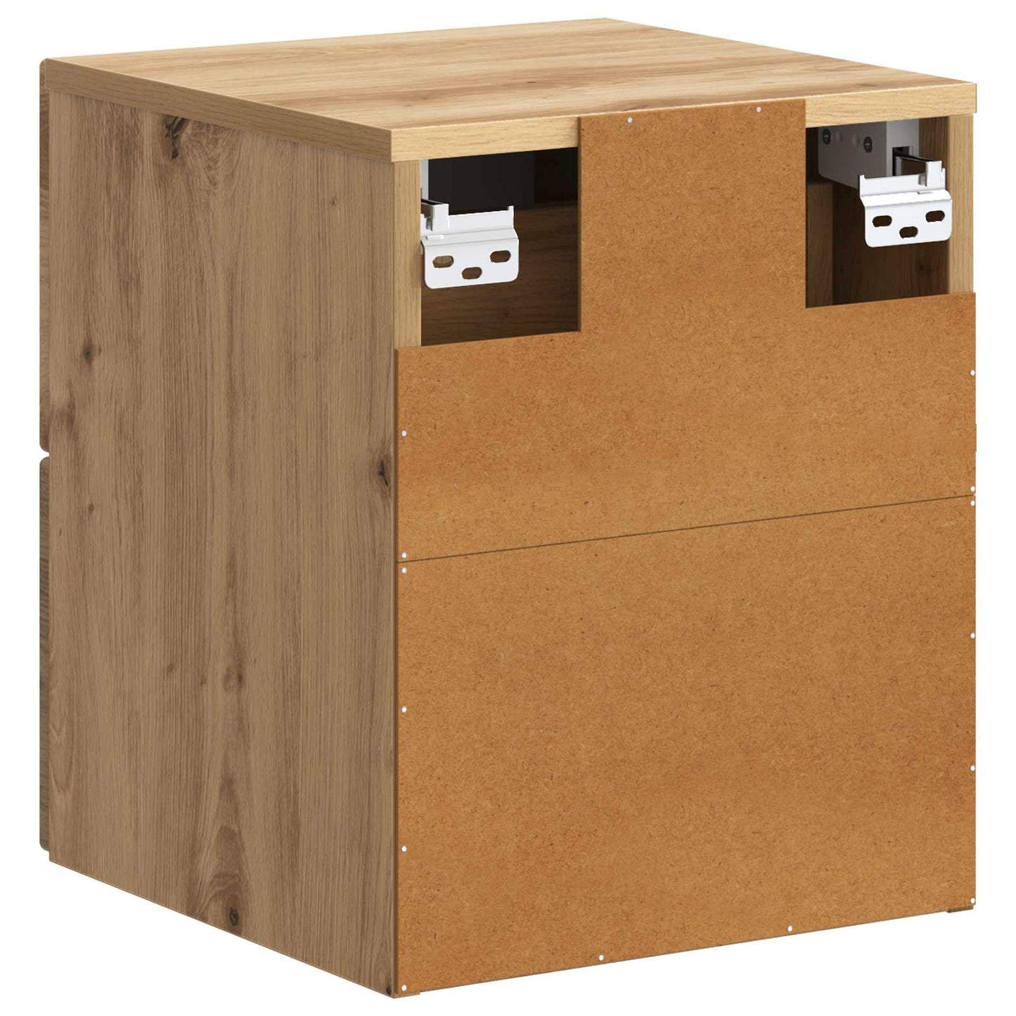 Mobiletto da notte a muro Rovere Artigianale 34,5 x 33 x 40 cm