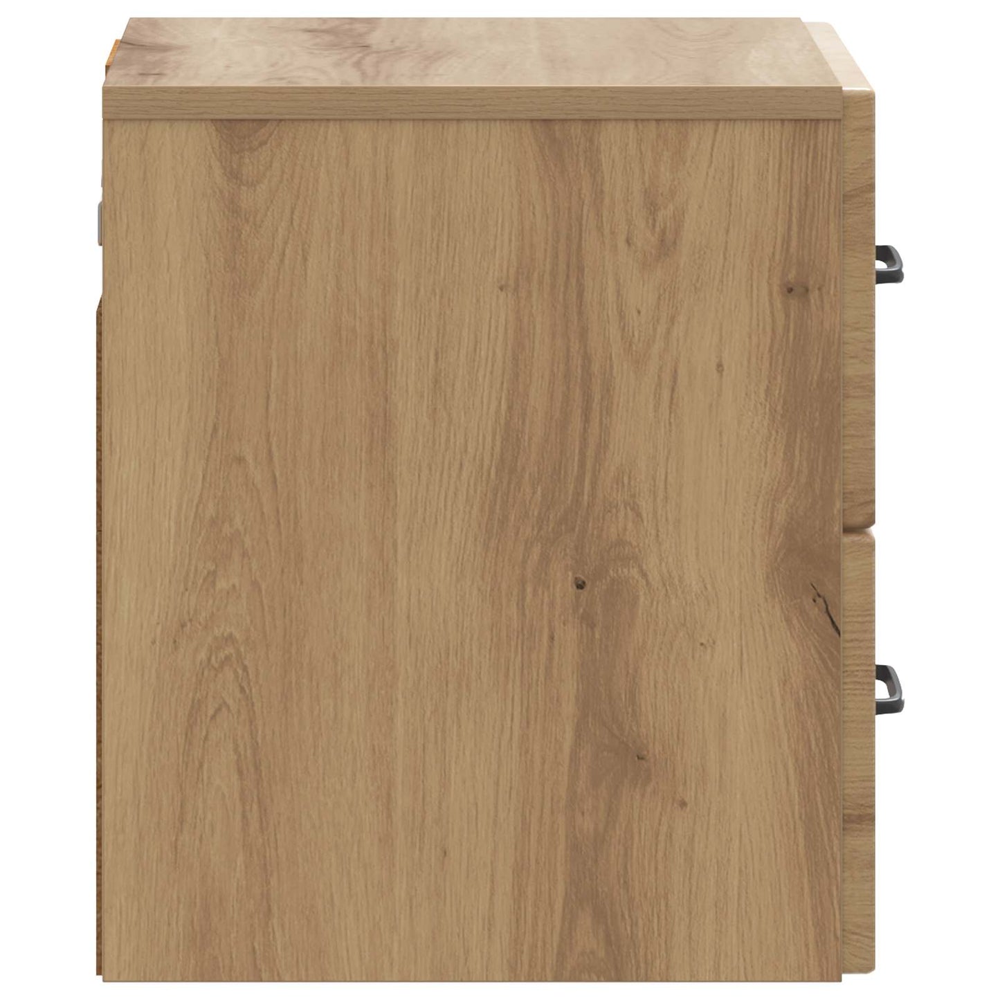 Mobiletto da notte a muro Rovere Artigianale 34,5 x 33 x 40 cm
