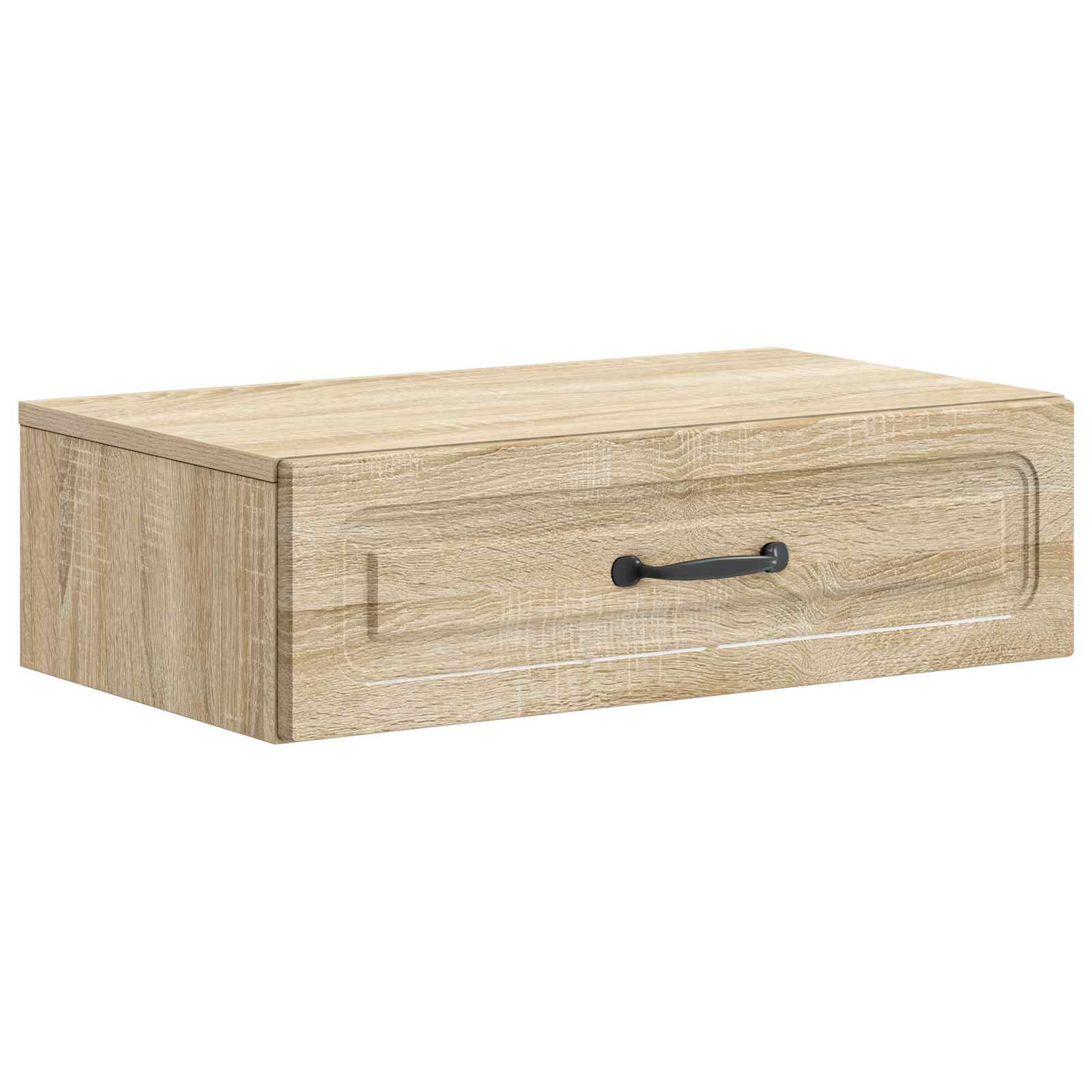 Tavolino da Parete Laterale Rovere Sonoma 59 x 34,5 x 17 cm | homemem39