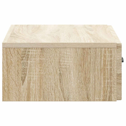 Tavolino da Parete Laterale Rovere Sonoma 59 x 34,5 x 17 cm | homemem39