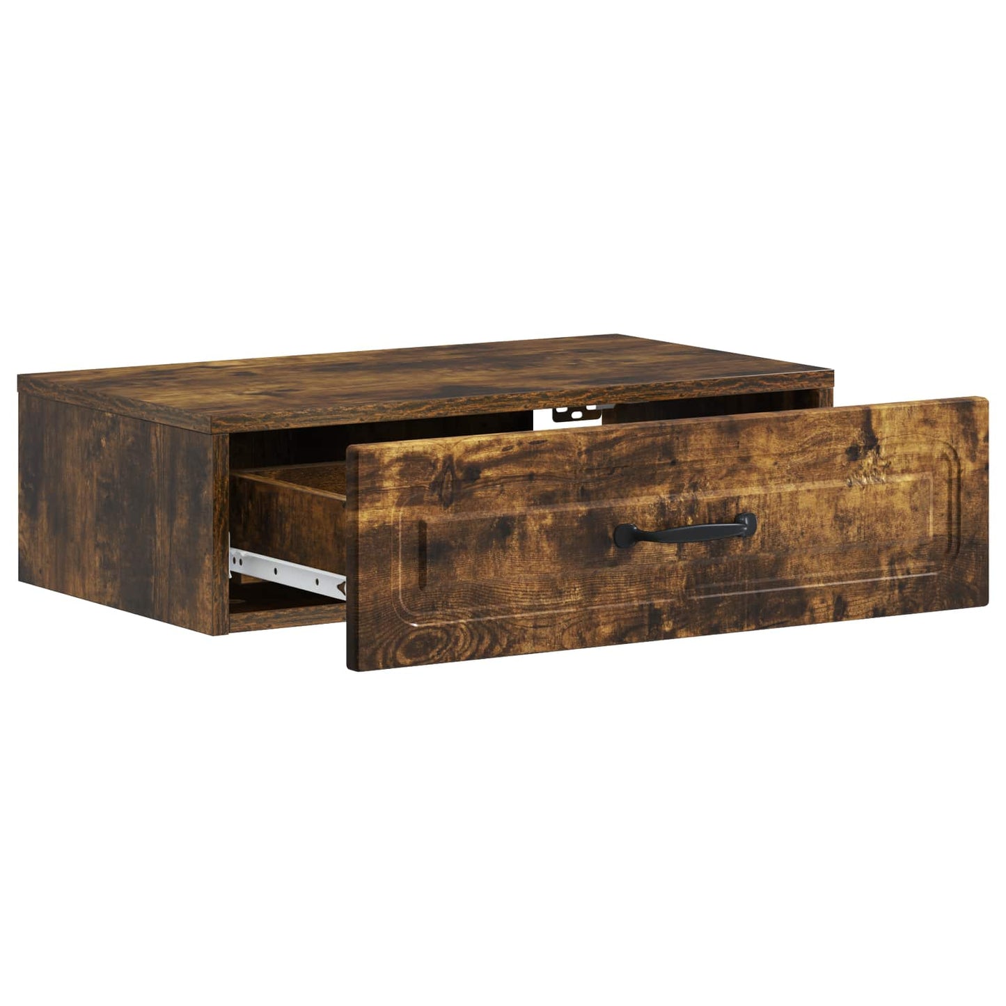 Tavolino da Parete Laterale Rovere Fumo 59 x 34,5 x 17 cm | homemem39