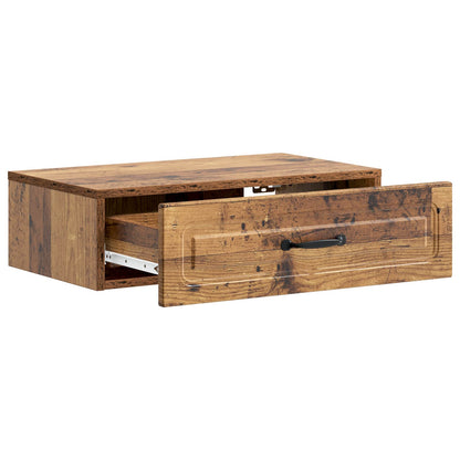 Tavolino da Parete Laterale Legno antico 59 x 34,5 x 17 cm | homemem39